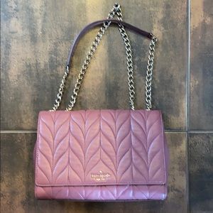 Gorgeous Kate Spade pink quilted handbag